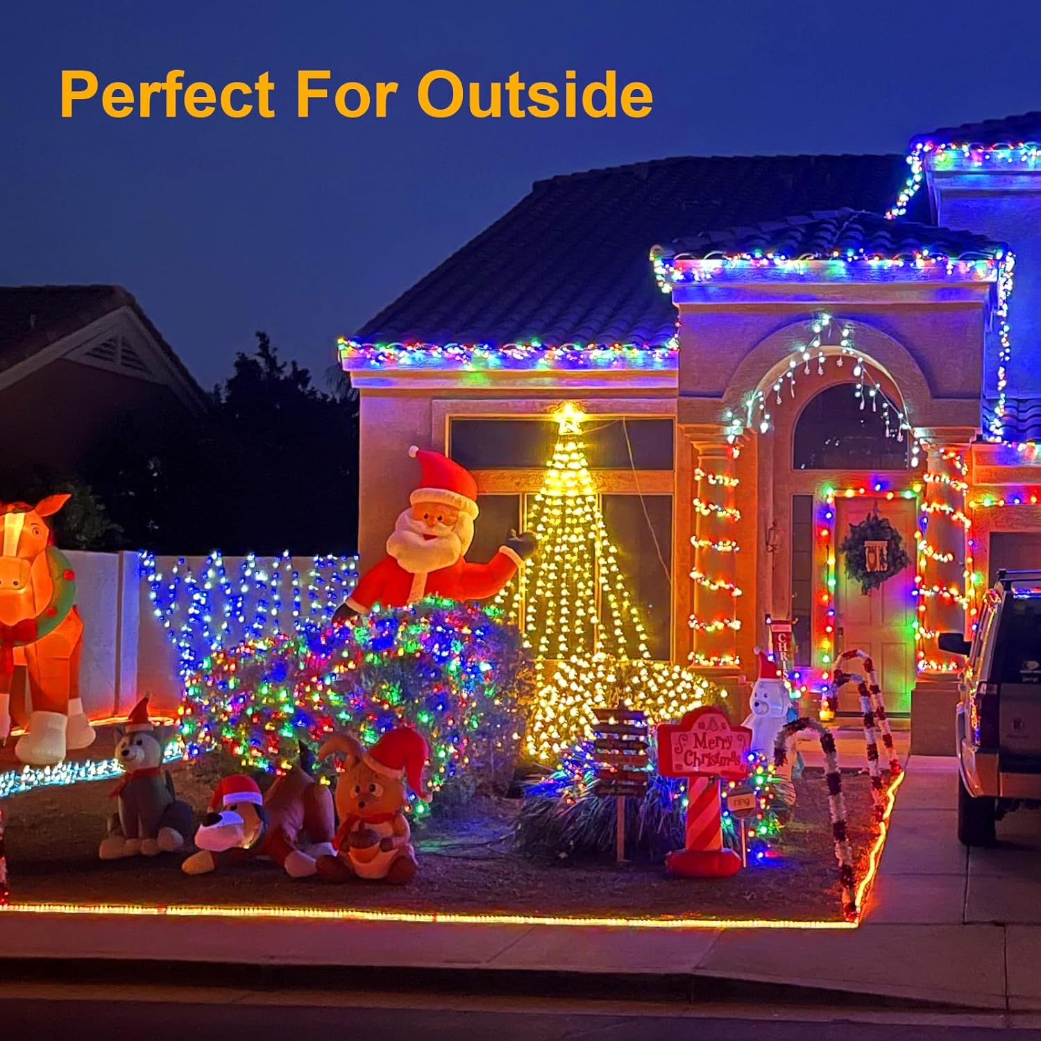 Battery Operated Waterproof Fairy Lights – 3M, 30 LED, Multi-Coloured