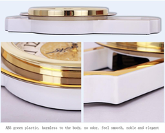 Retro Swing Wall Clock, Silent Non-Ticking Quartz Clock for Living Room & Bedroom