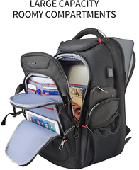 Travel Laptop Backpack – Water Resistant Anti-Theft USB Charging Bag for Work & School