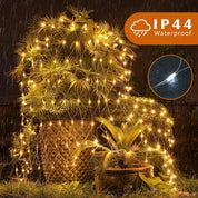 LED Net Fairy Lights – 270 Warm White, 8 Modes