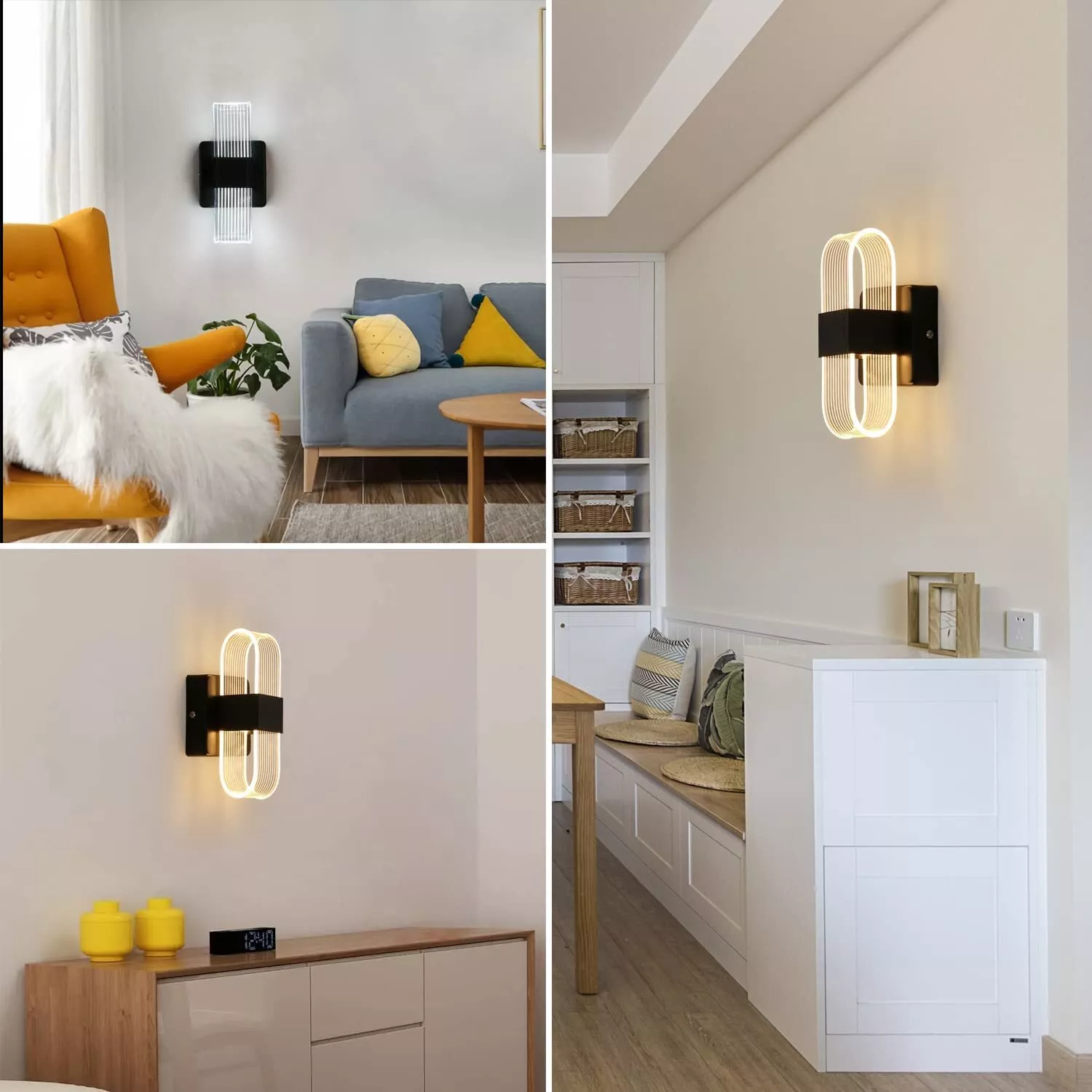 3-in-1 LED Wall Lights