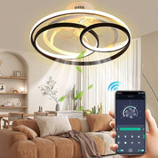 Ceiling Fan with LED Light & Remote Control