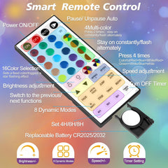 24 Colours Globe String Lights USB Plug with Remote