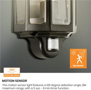 PIR Motion Sensor Garden Lantern