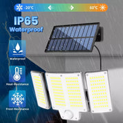 280 LED Solar Motion Sensor Outdoor Wall Light