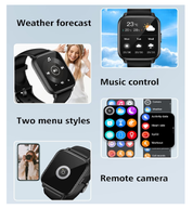 Smart Watch with Call, 1.85" HD Touch Fitness Tracker Heart Rate SpO2 for Android iOS