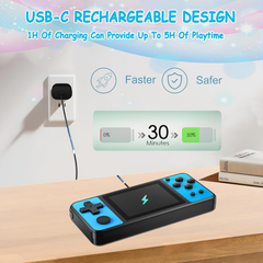 32-Bit Handheld Game Console for Kids with 139 Built-In Retro Games, 3.0