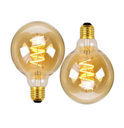 E27 LED Vintage Edison Bulb 4W Globe Spiral