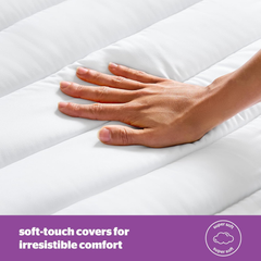 Deep Sleep Single Mattress Topper – Soft, Durable, Hypoallergenic & Easy Fit Straps
