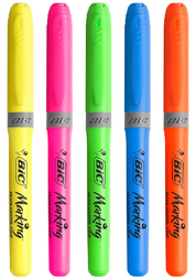 Highlighter Set with Grip – 24 Assorted Bright & Pastel Colours for School & Office