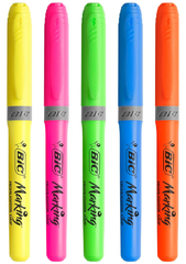 Highlighter Set with Grip – 24 Assorted Bright & Pastel Colours for School & Office