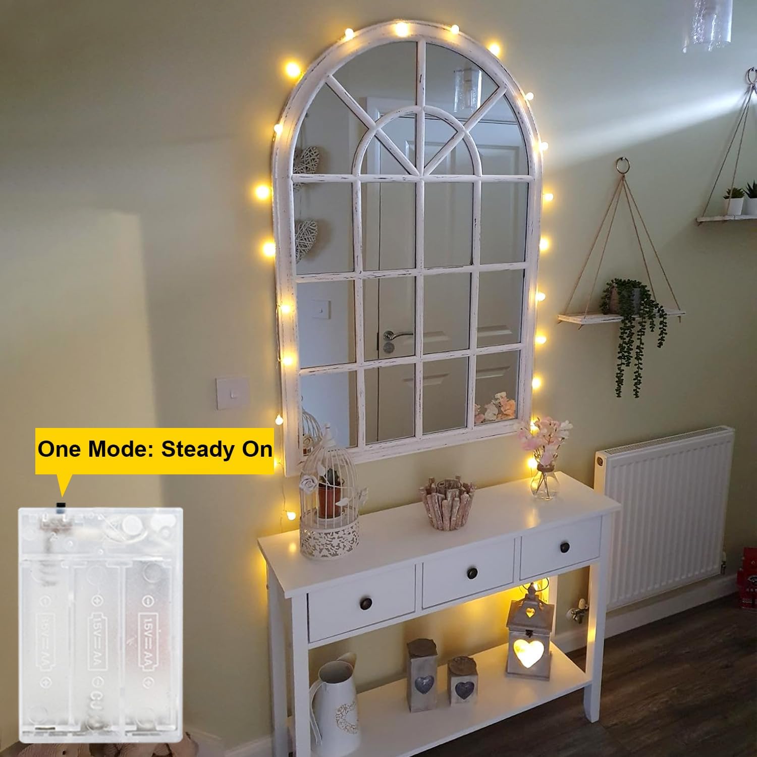 Battery Globe Fairy Lights – 5M 50 Warm LEDs