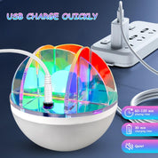 Northern Lights Aurora Projector with Rotating Roly-Poly Design