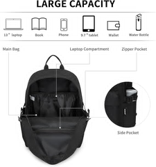 Lightweight School Backpack for Girls Boys Teens – Casual Travel & Work Bag