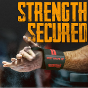 Pair of 18" Black Weight Lifting Wrist Wraps – Elastic Cotton Gym Support Straps