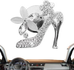 2 Pack Bling Car Air Vent Clip Diffusers – Crystal Rhinestone Fresheners for Women
