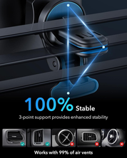 MagSafe Car Mount Charger – 15W Fast Wireless Charging Magnetic Holder for iPhone & Galaxy