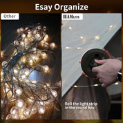Rechargeable Camping String Lights – 20M, Portable, Multi-Mode