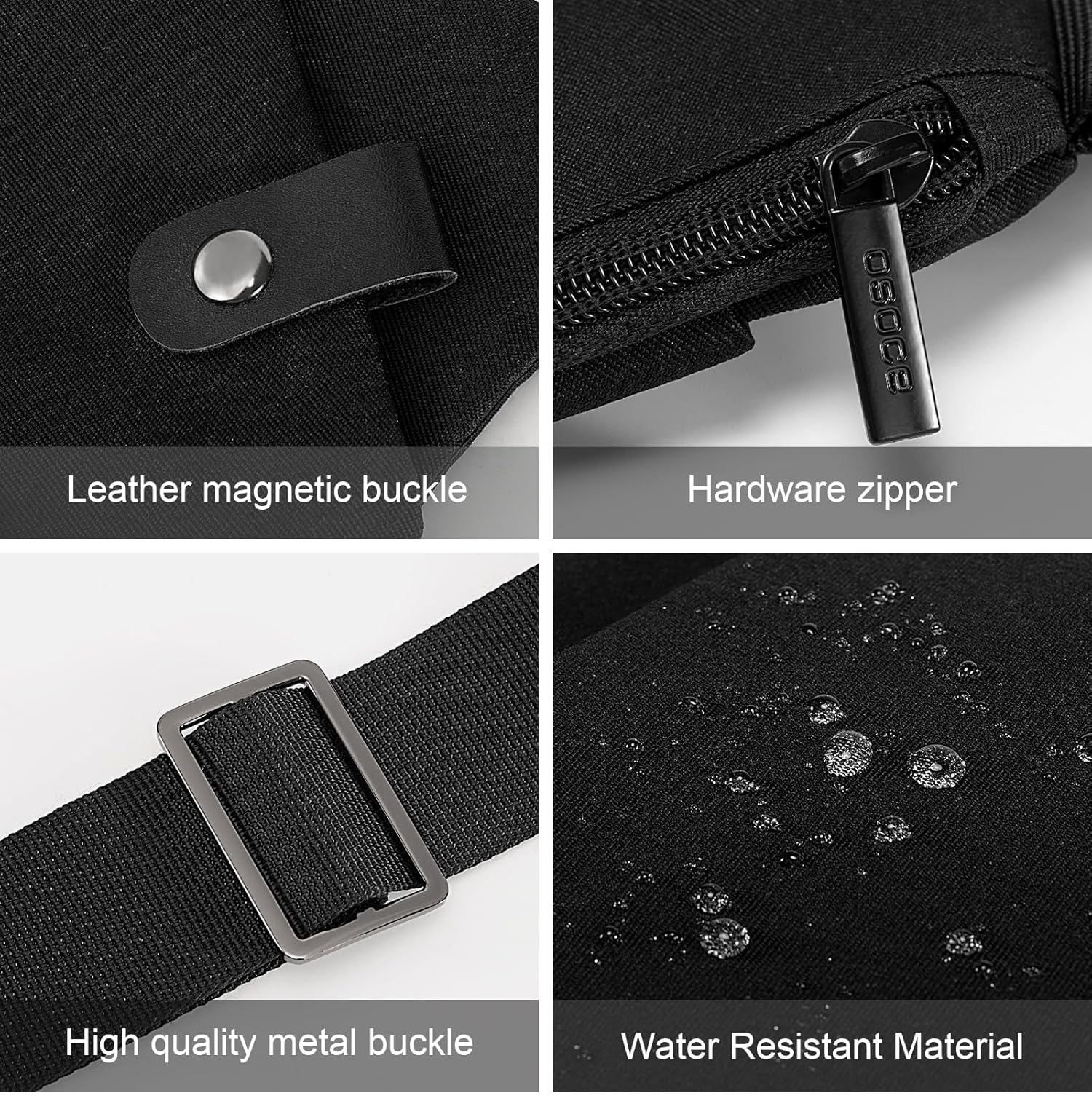 Anti-Theft Crossbody Sling Bag for Men & Women – Waterproof Travel Chest Pack