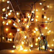 6M Globe Fairy Lights – 40 LED Battery String