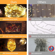 Fairy Curtain Lights with Remote Control
