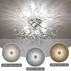 Fireworks Crystal Chandelier Ceiling Light