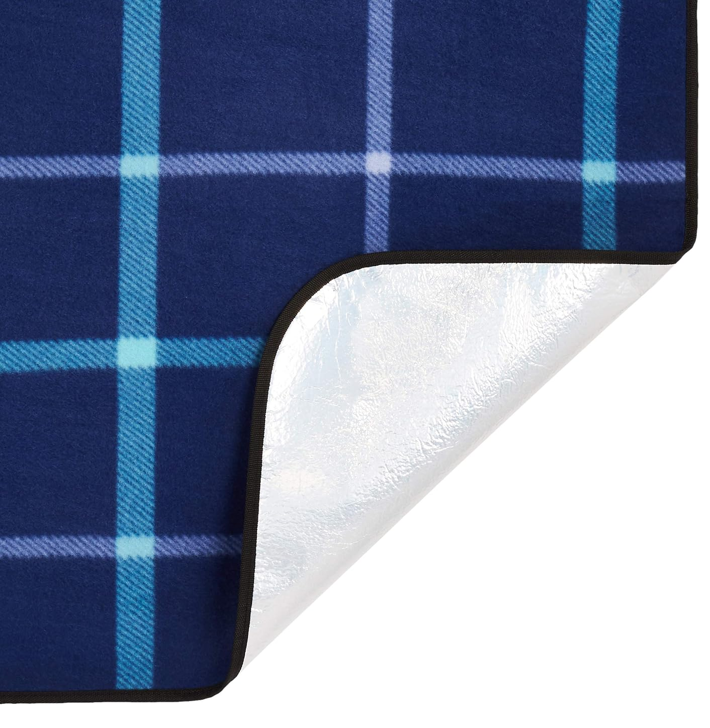 Basics Waterproof Picnic Blanket 150x195 cm – Blue/White Outdoor Mat