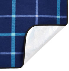 Basics Waterproof Picnic Blanket 150x195 cm – Blue/White Outdoor Mat