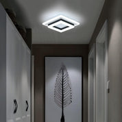 24W LED Ceiling Light, Cold White, Modern Flush Mount