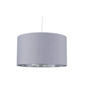 Large Modern Black and Gold Drum Light Shade, Pendant Lights, Home Décor & Improvement Essential
