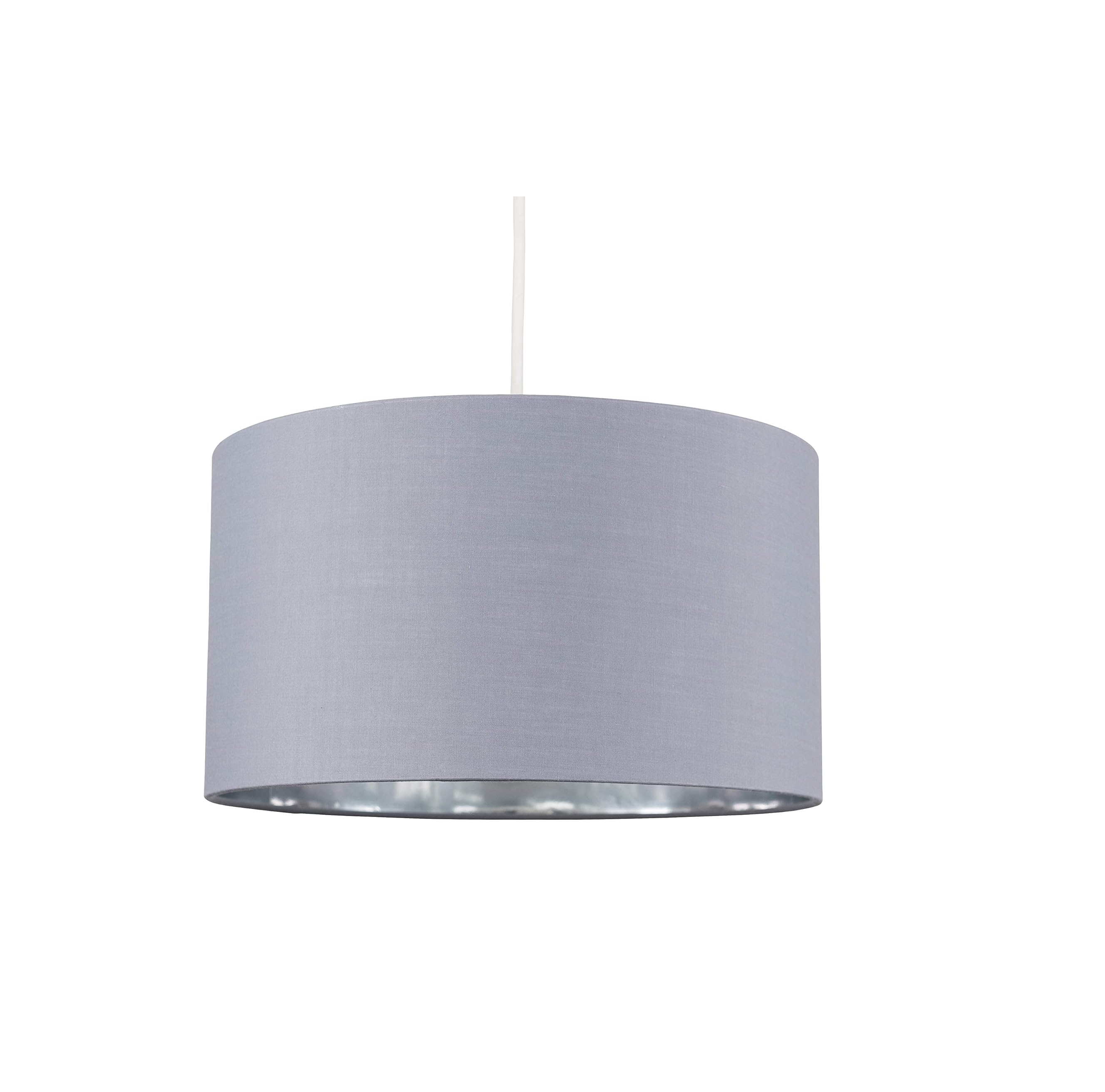 Large Modern Black and Gold Drum Light Shade, Pendant Lights, Home Décor & Improvement Essential