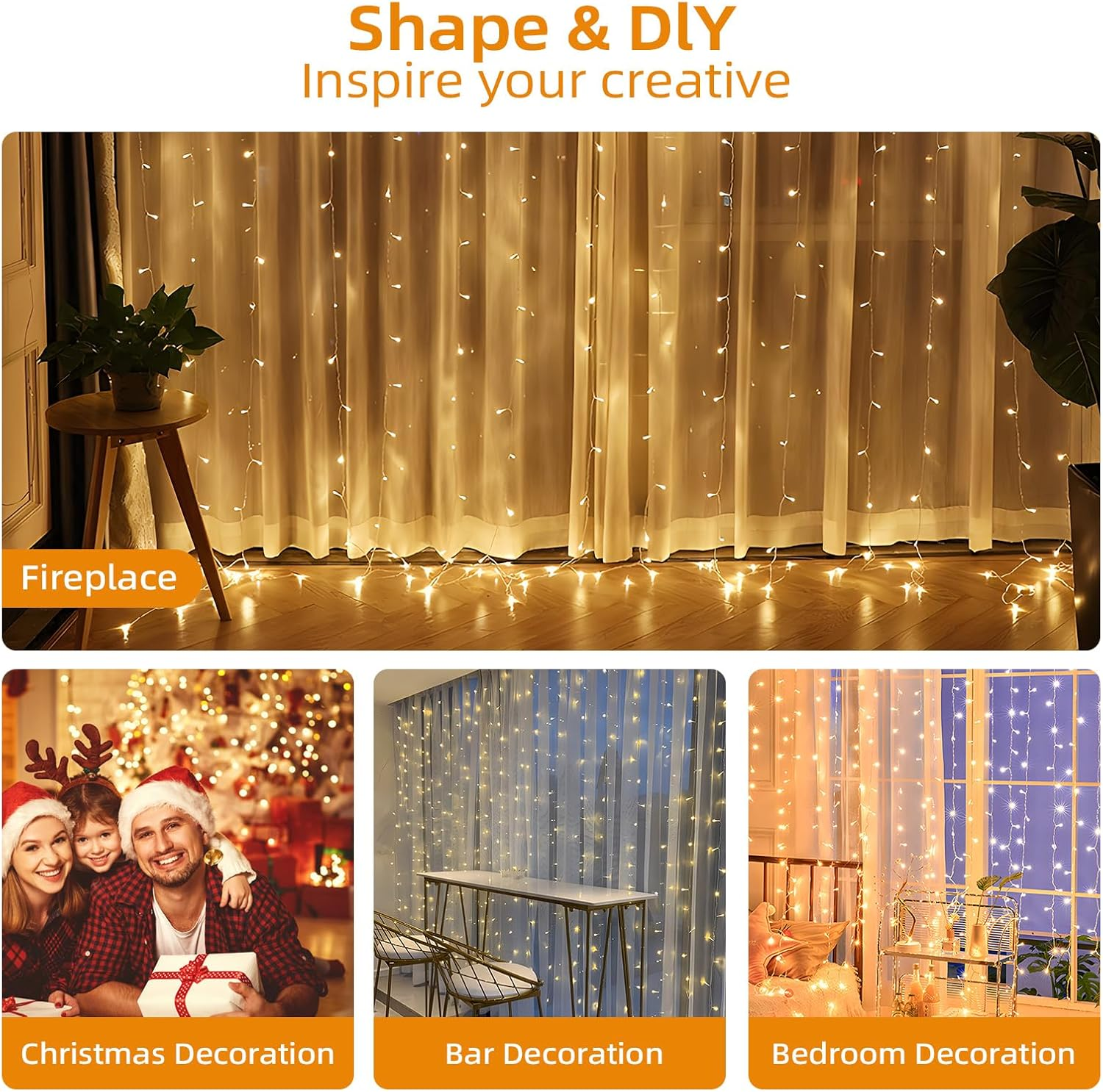 Fairy Curtain Indoor Lights