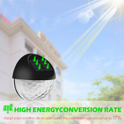 Solar Fence Lights - Warm White (8 Pack) for Garden, Fence, Patio Use