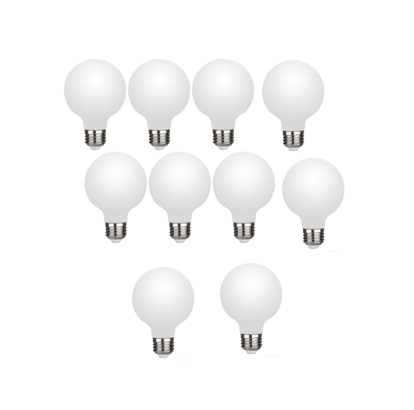 G80 E27 LED Bulb 5W 220V Cool White Glass Light, Energy Saving Decorative Globe Lamp for Home and Office