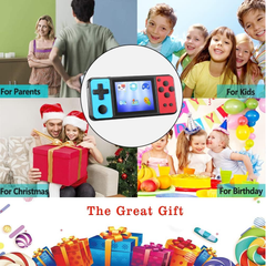 Handheld Game Console with 1015 Retro Games, 3.0” HD Screen, TF Card Support (Blue)