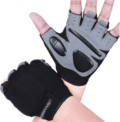 Gym Training Gloves for Men & Women – Padded Weight Lifting Gloves with Wrist Support