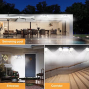 368 LED Solar Motion Sensor Outdoor Wall Light