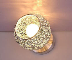 Modern Ceiling Light Crystal Ceiling Lamp in Aluminum Lampshade for Bedroom Living Room Hallway