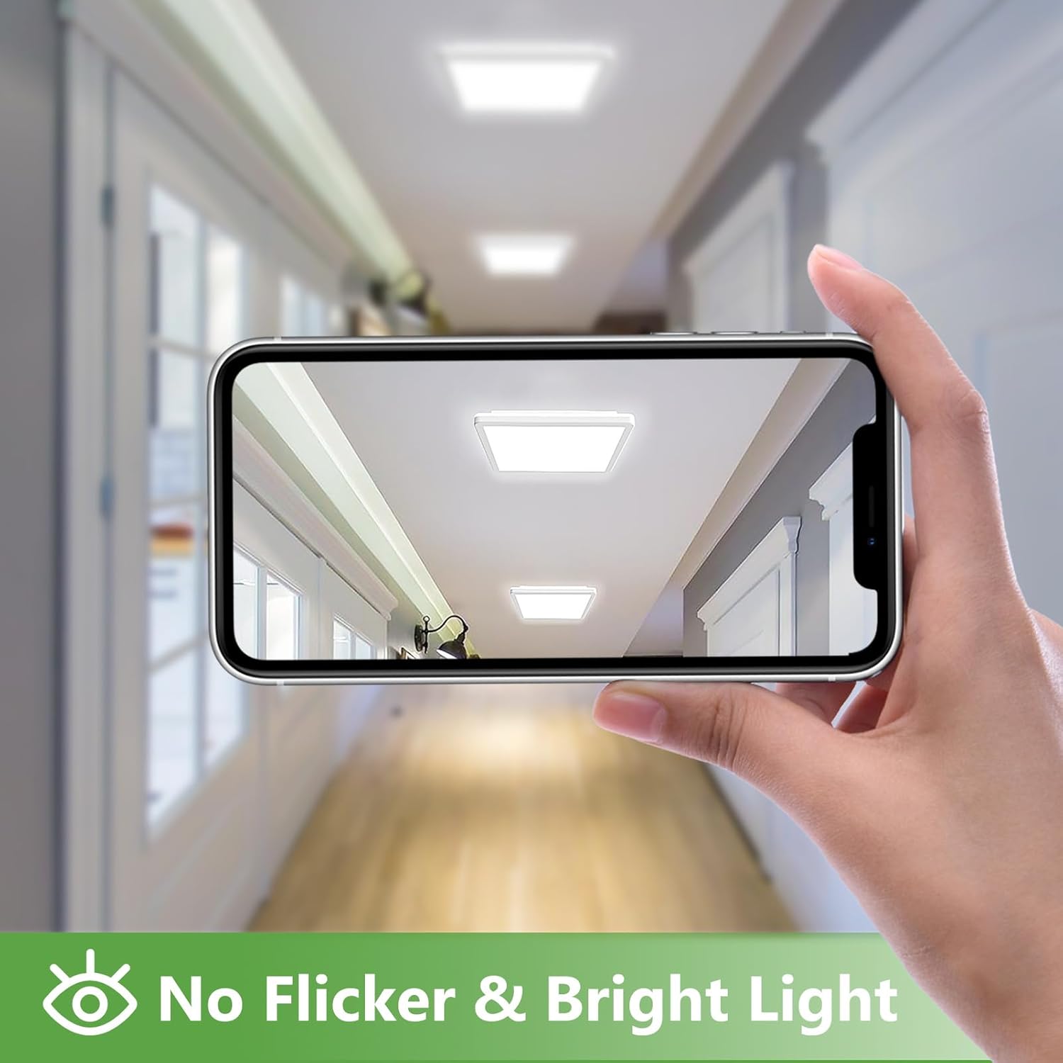 22CM LED Ceiling Light, 18W, 3 CCT Waterproof Flush Mount