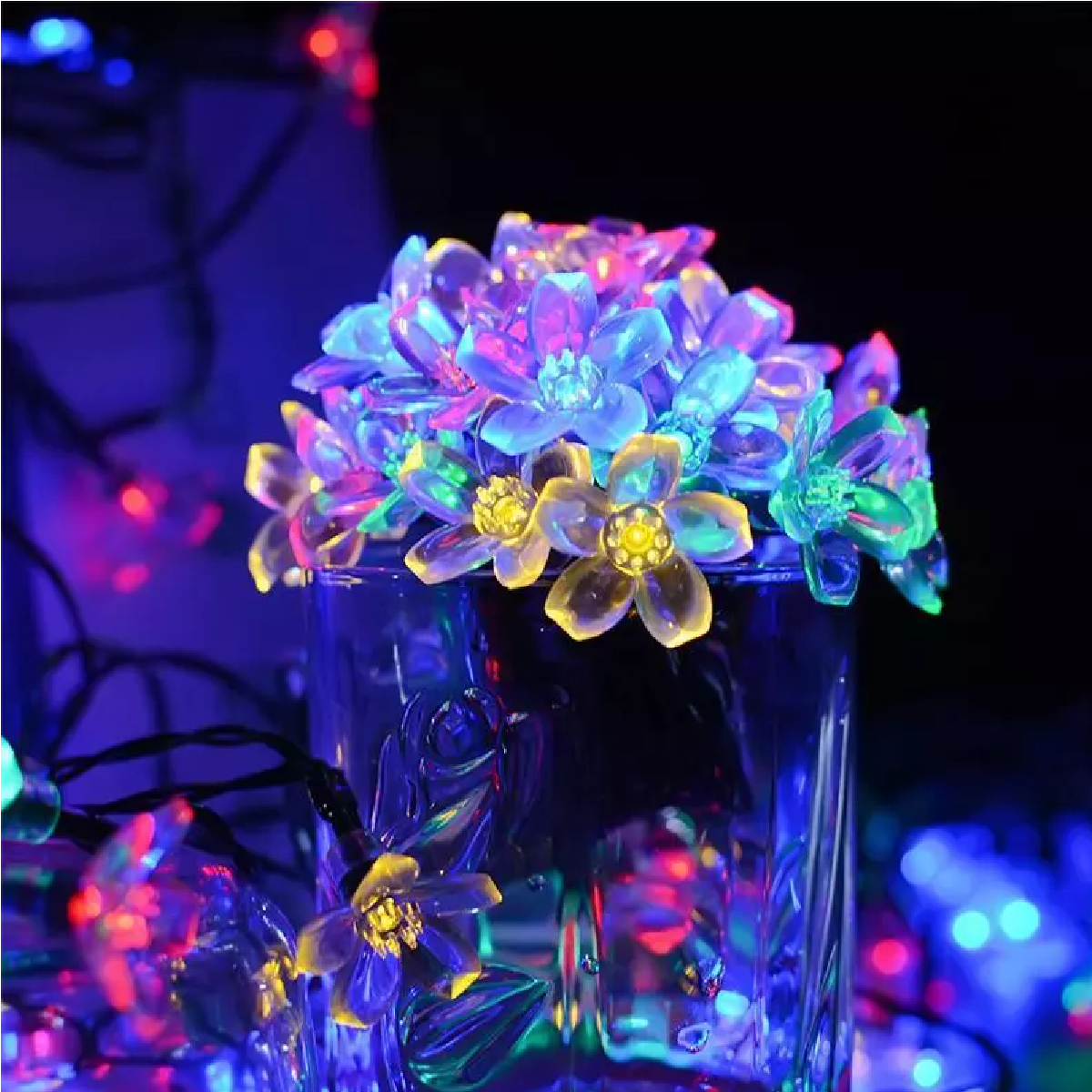 Flower Solar String Lights