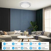 40W Dimmable LED Ceiling Light with Remote Control