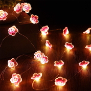 Battery Operated pink fairy lights