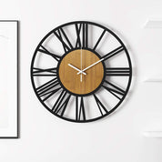 Large Silent Non-Ticking Vintage Wall Clock 14-Inch