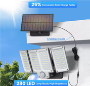 Motion Sensor Solar Flood Lamp