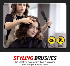 Round Hair Brush – Fast Drying & Styling Radial Brush for All Hair Lengths