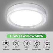 LED Round & Square Ceiling Light – 12W-48W, IP44