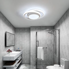 LED Ceiling Lights, 32W 2350LM Lighting Fixture, Dia 28cm Round Modern Design Ceiling Lighting, Cold White 6500K