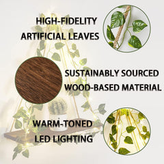 Macrame Hanging Shelves Set of 2 Boho Décor