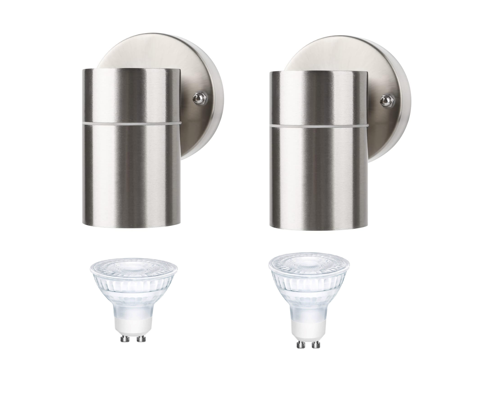2 Packs Stainless Steel Spotlights