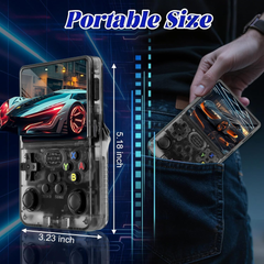 Retro Handheld Console 64GB with 20,000+ Games, 3.5” IPS Screen, Linux System